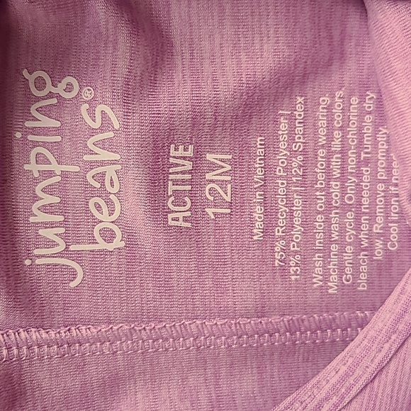 OKIE DOKIE AND JUMPING BEANS GIRLS BUNDLE OF 3 SHIRTS/TANKS SIZE 12 MONTHS - Picture 8 of 14